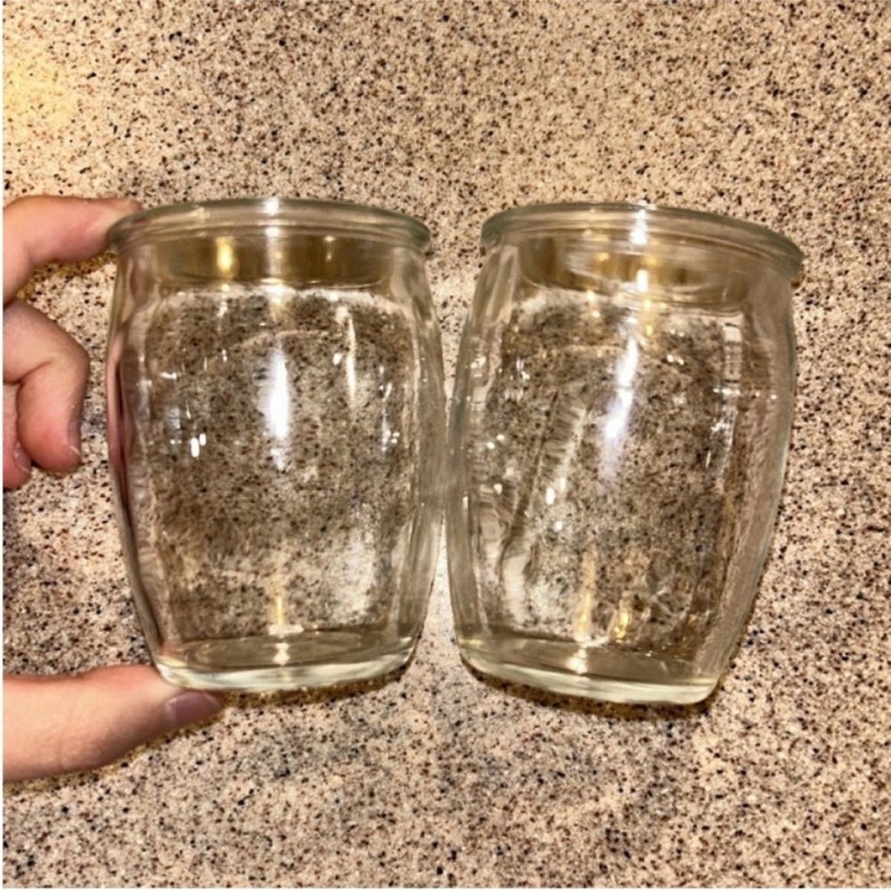 Two small glasses